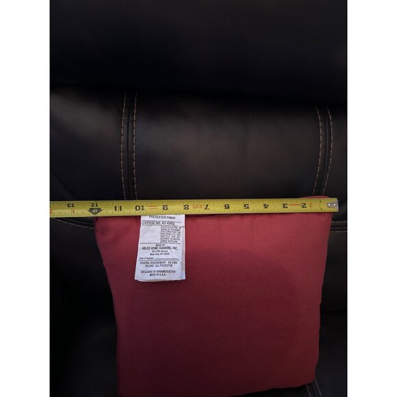 Arlee Home Fashions Christmas Tapestry Throw Pillow 12"x12" Polyester Fiber Chri - Picture 6 of 8